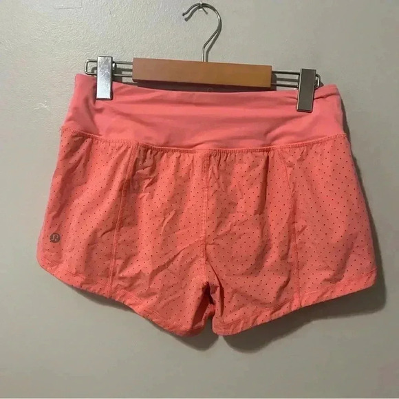 Lululemon Final Lap Short (2.5") Pop Orange  4 - Picture 7 of 10